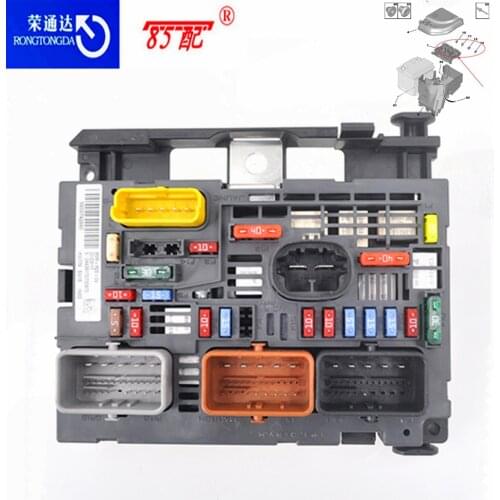 Brand new original fuse box assembly 9809742880 9666700480 for Peugeot 307/408/308 BSM R05 = R20 for Citroen C4 BSM