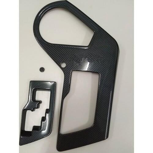 For Toyota RAV4 RAV 4 2016 Carbon fiber Gear Shift Panel Automatic Transmission Cover Trim Left Handed Driver