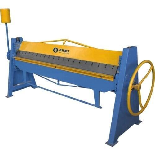 Manual Press Brake, Hand Use Bending Folding Machine, 1.5 x 2500 MM Aluminum and Stainless Steel Sheet Edge Bender