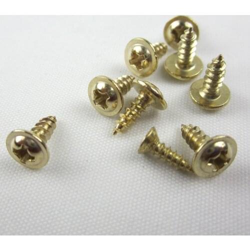 1KG Cross recessed flange head self-tapping screws Gold