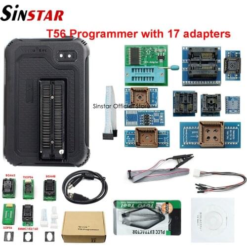 2020 Newest Version XGecu T56 Universal programmer Powerful programmer support Nor Flash / NAND Flash / EMMC Support 21000+chip