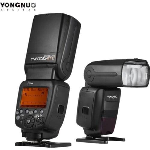 YONGNUO YN600EX-RT II Flash Speedlite 2.4G Wireless HSS 1/8000s Master TTL Speedlight for Canon DSLR Whit YN-E3-RT II Trigger