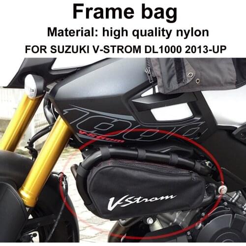FOR SUZUKI V-STROM DL1000 DL 1000 1000DL 2013-2020 Motorcycle Frame Crash Bars Waterproof Bag Repair Tool Placement Bag