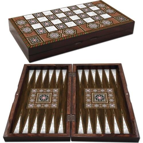 Star brand Sedef Backgammon Big Size 25x48x7 cm
