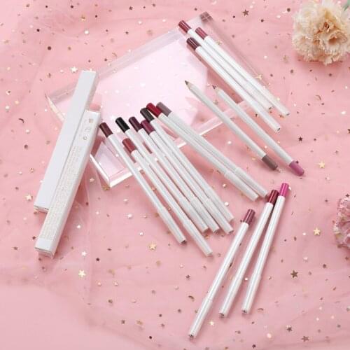 1Pcs Cosmetic Lipstick Pen Professional Waterproof Lady Charming Lip Liner Contour Makeup Lipstick Tool TSLM1