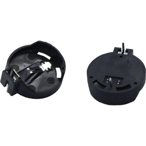 100Pcs Portable CR2032 CR2025 General Button Battery Clip Holder Box Case