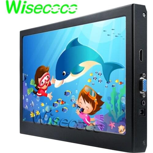1920x1080 IPS 11.6 inch LCD HD Monitor Computer PC Display Color Screen Security Monitor With Speaker HDMI VGA USB