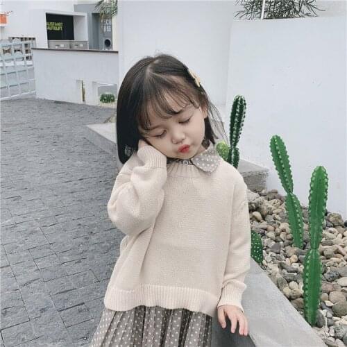 2021 Baby Girl boy kids Fashion Clothing cotton Sweaters Children Wear Clothes