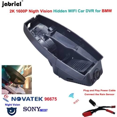 2K 1600P Wifi Car DVR Dash Cam for BMW X1 E84 X5 E70 X6 E71 E72 1 3 5 7 Series E81 E82 E87 E88 E90 E91 E92 E93 E60 E61 E65 E66