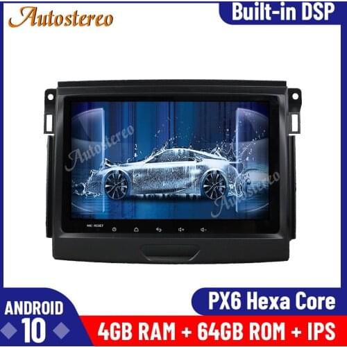 For Ford Ranger 2016-2021 Everest Android 10.0 4+128GB Car DVD Player Car GPS Navigation Auto Stereo Head Unit Multimedia Player