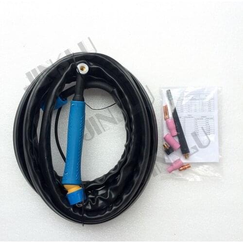 Free shipping WP9 WP-9 Air Cooled Argon Tig Welding Torch 4M Gas And Power Whole