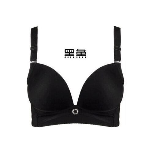 Big Volumn Wireless Bra 75-95 105 B C D Cups Underwear Adjustable Bra Seamless Wireless Push Up Bra Lingerie plus size C3305