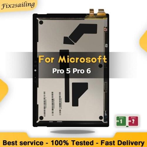 For Microsoft Surface Pro 5 Pro 6 Display Touch Screen Digitizer LCD For Microsoft Pro 5 1796 LP123WQ1(SP)(A2) Pro 6 1807