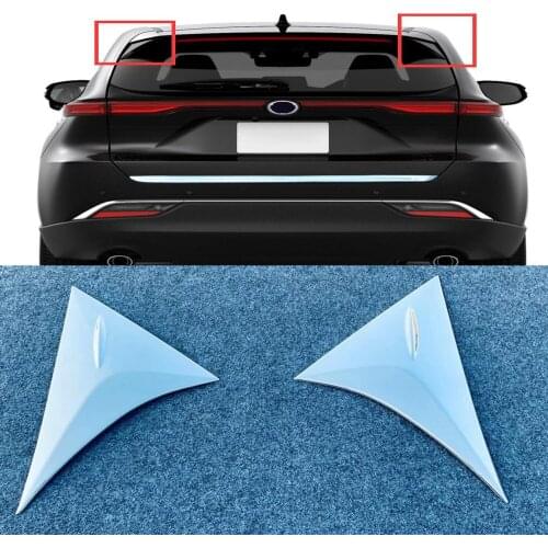 For Toyota Harrier Venza 2020 2021 ABS Chrome Side Door Rear View Window Spoiler Cover Trim Insert Garnish Bezel Styling