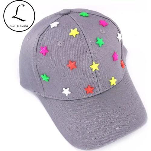 GZhilovingL Summer Casual Star Beads Baseball cap For Woman Ladies Solid Pink Cotton Snapback Adjustable Caps And Hats Girls Cap
