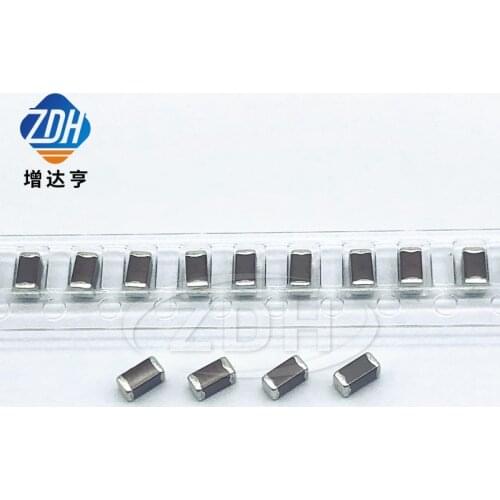 50pcs/ceramic capacitor 3216 182J 1.8NF 1800PF 50V 500V 1KV 1000V NPO C0G 5