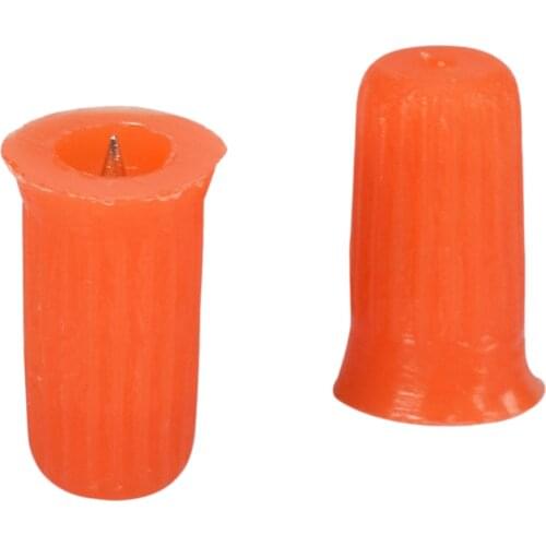 10pcs Eyelash Caps, Glue Bottle Locking Needle, Red Eyelash Extension Tool, Fits Tattoo Machines Containers, Tattoo Supplies