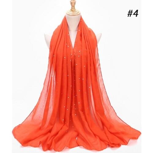 75*180CM Fashion Candy Color Hot Rhinestone Porcelain Scarf Cotton Scarf for Women Head Scarf Headwraps for Women Turban