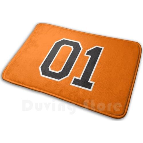 Oh! One Soft Non-Slip Mat Rug Carpet Cushion General Lee 01 Charger Mopar Tv Retro