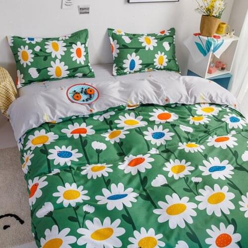 Girasol Comforter Bedding Sets 240x220 Duvet Cover A/B Double-sided Pattern Bed Linen 2 People Flat Bed Sheet Home Textile