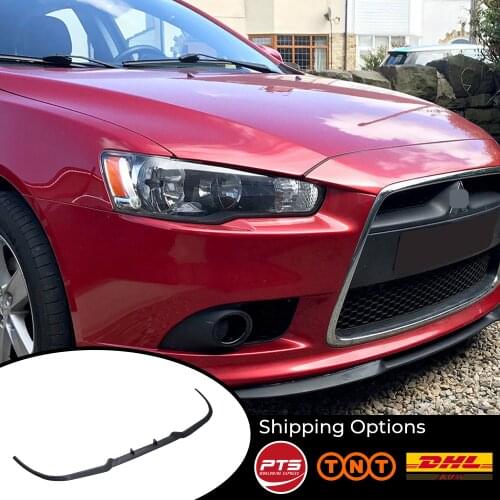For Mitsubishi Lancer EVO CUPRA R FRONT SPOILER BUMPER LIP Euro Spoiler Lip Universal 3 pcs Body Kit