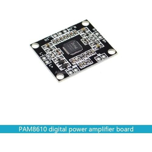 PAM8610 digital power amplifier board 2 x15w dual channel stereo mini class D power amplifier board