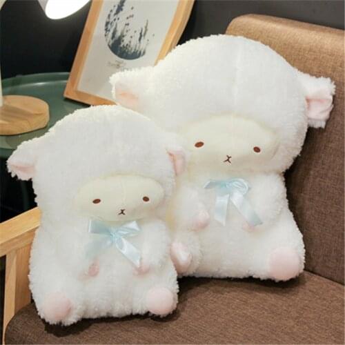Dream Sleeping Sheep Plush Toy Doll Cute Sheep Baby Doll Alpaca Doll Sheep Doll Pillow Little Sitting Sheep Birthday Gift G