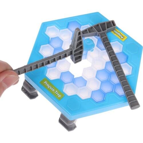 Kid Gift Mini Penguin Trap Board Game Parent-child Interactive Entertainment Ice Breaking Save The Penguin Party Game Table Toys