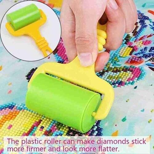 Hot sale 5D Diamond Painting Roller Plastic Rubber Roller DIY Craft Clay Flattening Pressing Smoothing Tools Dropshipping