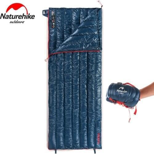 Naturehike 8 Celsius 800FP Goose Down Envelope Sleeping Bag Outdoor Ultralight Camping Sleeping Bags