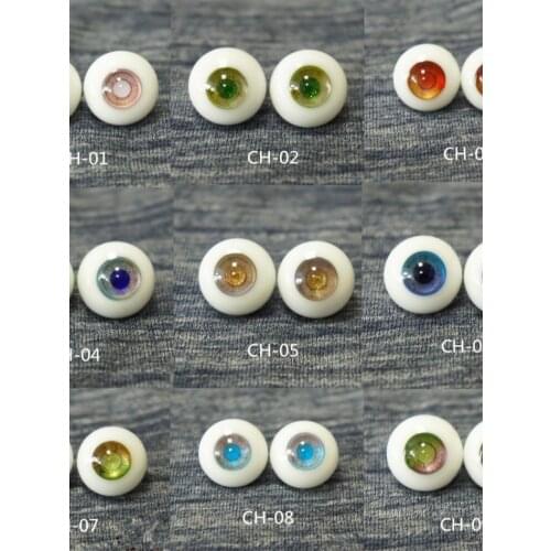 ECH BJD doll glass eyes ECH series 1/12 1/8 YOSD MSD SD BJD eyes 22CM 24CM Hand made glass doll eyes