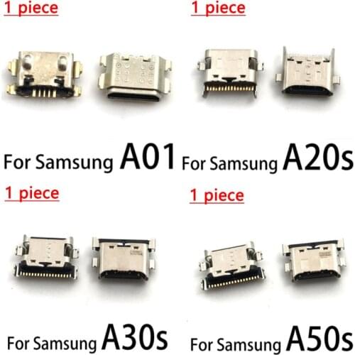 USB Charging Port Socket Plug Dock Connector Flex Cable For Samsung A10 A30 A40 A50 A60 A70 A01 A12 A20S A30S A50S A70S A52