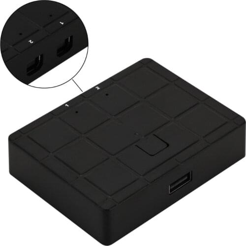 USB2.0 Hub 2In1Out USB Auto Sharing Switch Converter Splitter for PC Computer Printer Peripherals