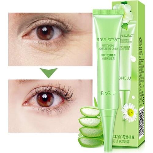 Floral Extract Moisture Eye Cream Anti-Wrinkle Remover Dark Circles Eye Care Anti-Age Anti-aging Skin Against Puffiness And Bags