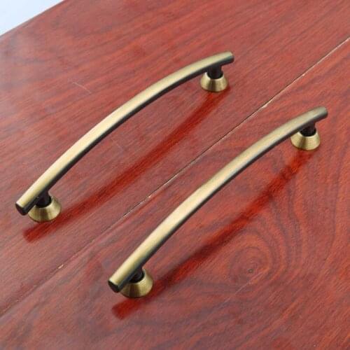 128mm vintage bronze kitchen cabinet dresser door handles 5" antique brass drawer wardrobe pulls knobs handles retro furniture