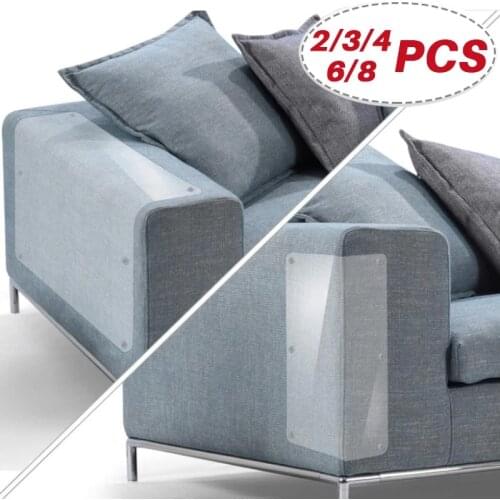 2/3/4/6/8PCS Cat Scratch Guards Corner Guard Pvc Deterrent Pad Furniture Flexible Vinyl Protector Paw Pad For Sofa Couch Door