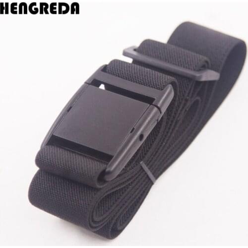 Women Elastic Belt Adjustable Invisible Waist Belts 2019 Mens Automatic Buckle Belt Waistband Shirt Stay for Pants Skrit