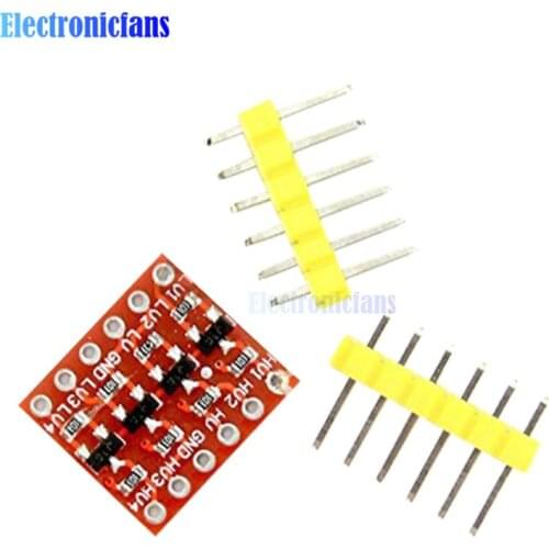 5Pcs/Lot 4 Channel I2C IIC Bi-Directional Logic Level Converter Board Module For Arduino Compatible With 5-3V System