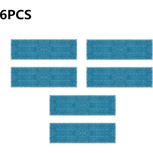 6 or 12PCS Washable Reusable Microfibre Mop Cloths for Polti Moppy Steam Engine Household Cleaning Accessories