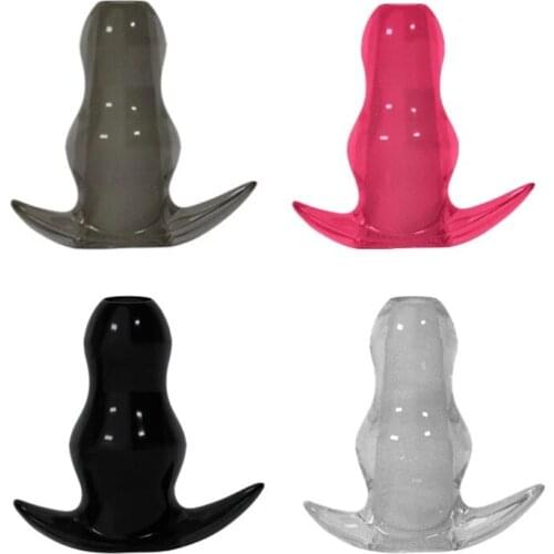 1Pc Butt Plug Douche Enema Anal Dilator Hollow Anal Plug Sex Toys for Woman Gay Prostata Massager Peep Vaginal Sex Products Anal