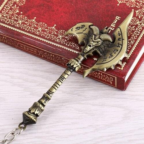 Warglaive of Azzinoth Weapon Pendant Key Chains World of Warcraft Illidan Stormrage Keychains WoW Game Props Cosplay Chaveiro