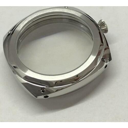 47mm 361L Stainless Steel Waterproof Watch Case For ETA6497 6498 Seagull ST3600 3621 3620 Movement Replacement Repair Accessory