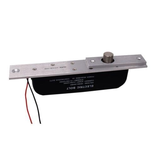 Electric lock DC 12V 24V Stainless Steel 2-Lines Electric Drop Bolt Lock for Door Access Control Adjustable delay