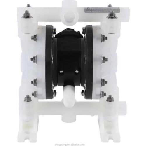 HY1/2'' Low Pressure Plastic Pneumatic Mini Diaphragm Pump For Water Treatment Industry