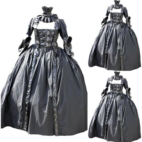 Historical!Customer-made Sliver 1800S Victorian dress 1860s Civil war Dress Theater Reenactor Costume Vintage dress US6-36 V-321