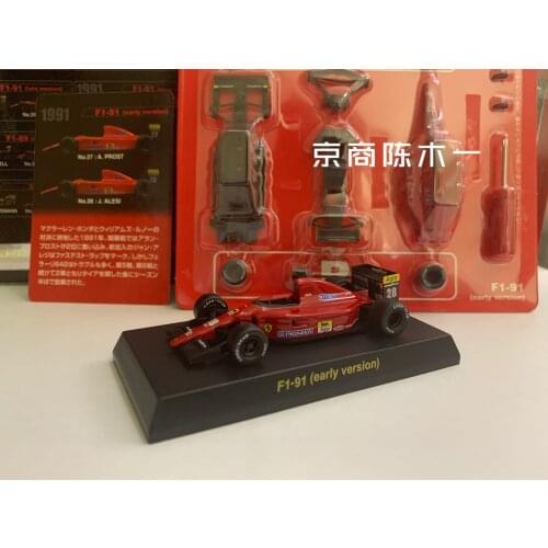 1/64 KYOSHO Ferrari F1-91 early VERSION 1991 Prost #27 LM F1 RACING Collection die-cast alloy assembled car decoration model