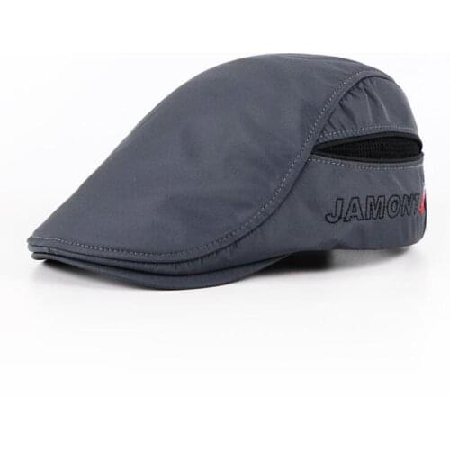 Summer caps mens casual breathable outdoor shade beret hat