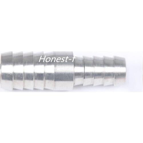 LTWFITTING Bar Production Stainless Steel 316 Barb Splicer Mender 1/2" Hose ID x 3/8" Hose ID Fitting Air Water Fuel Boat