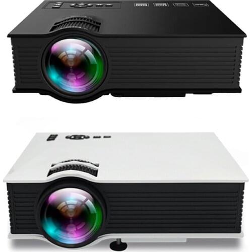 Mini Portable Projector UC68+1080P 3D HD Projector UC68 LED Wireless WiFi Micro Projector Home Cinema Media Audio Video Player