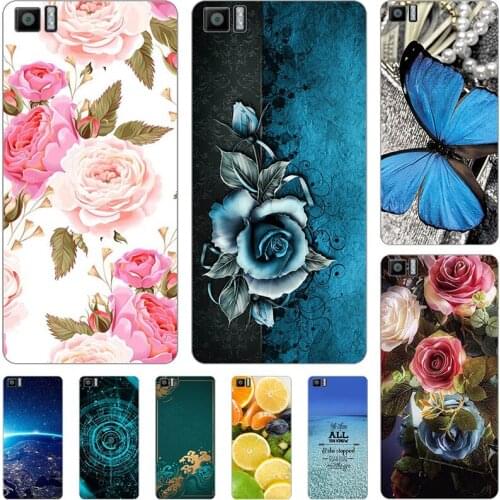 Fashion Flower Case For BQ Aquaris M5 M 5 5.0" Cover Soft Silicone Cat Printing Capa Back Coque